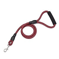 Dog Leash medium red black Foam Grip - Etsy With color