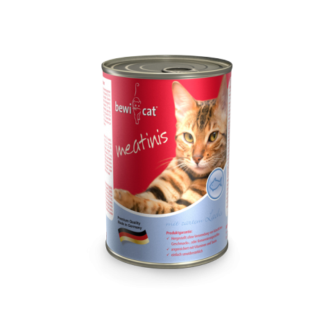 Bewi Salmon Cat Wet Food Can 400g