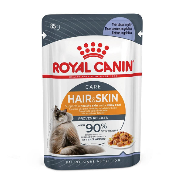 Royal Canin Hair&Skin Cat Wet Food Jelly Pouch 85g