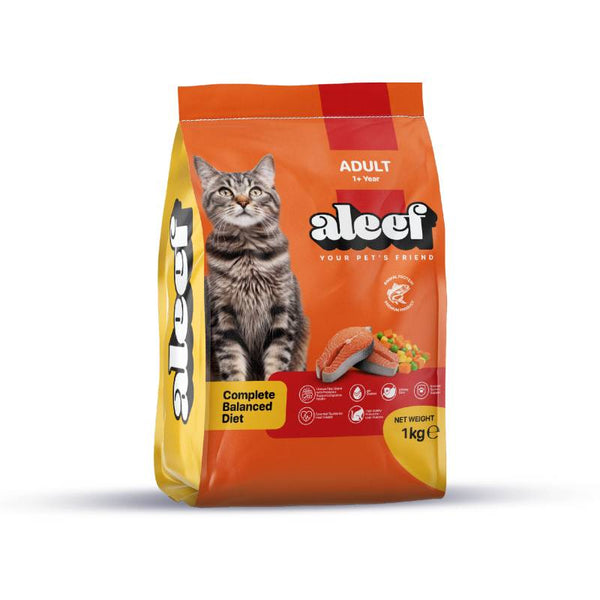 Aleef Cat Dry Food With Fish 1kg