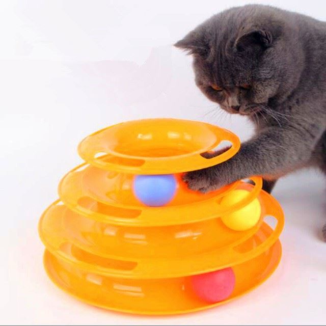 Nunbell Tower of Tracks Cat Toy