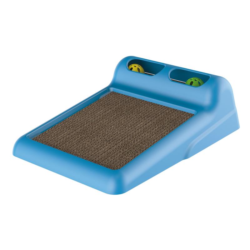 flipper cat scraper with 2 balls