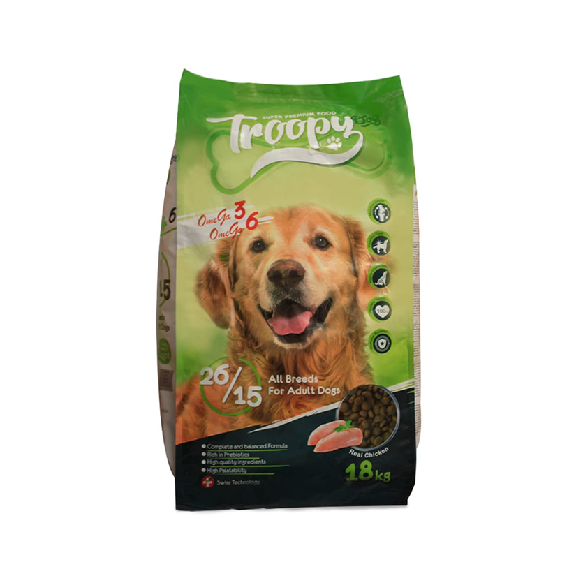 Troopy Dry Food Adult Dog 18 kg