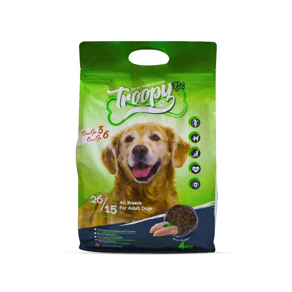 Troopy Dry Food Adult Dog 4 kg