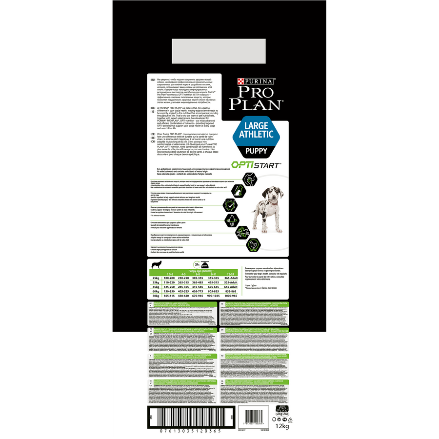 PURINA® PRO PLAN® Large Puppy Athletic OPTISTART® Chicken - 12 KG