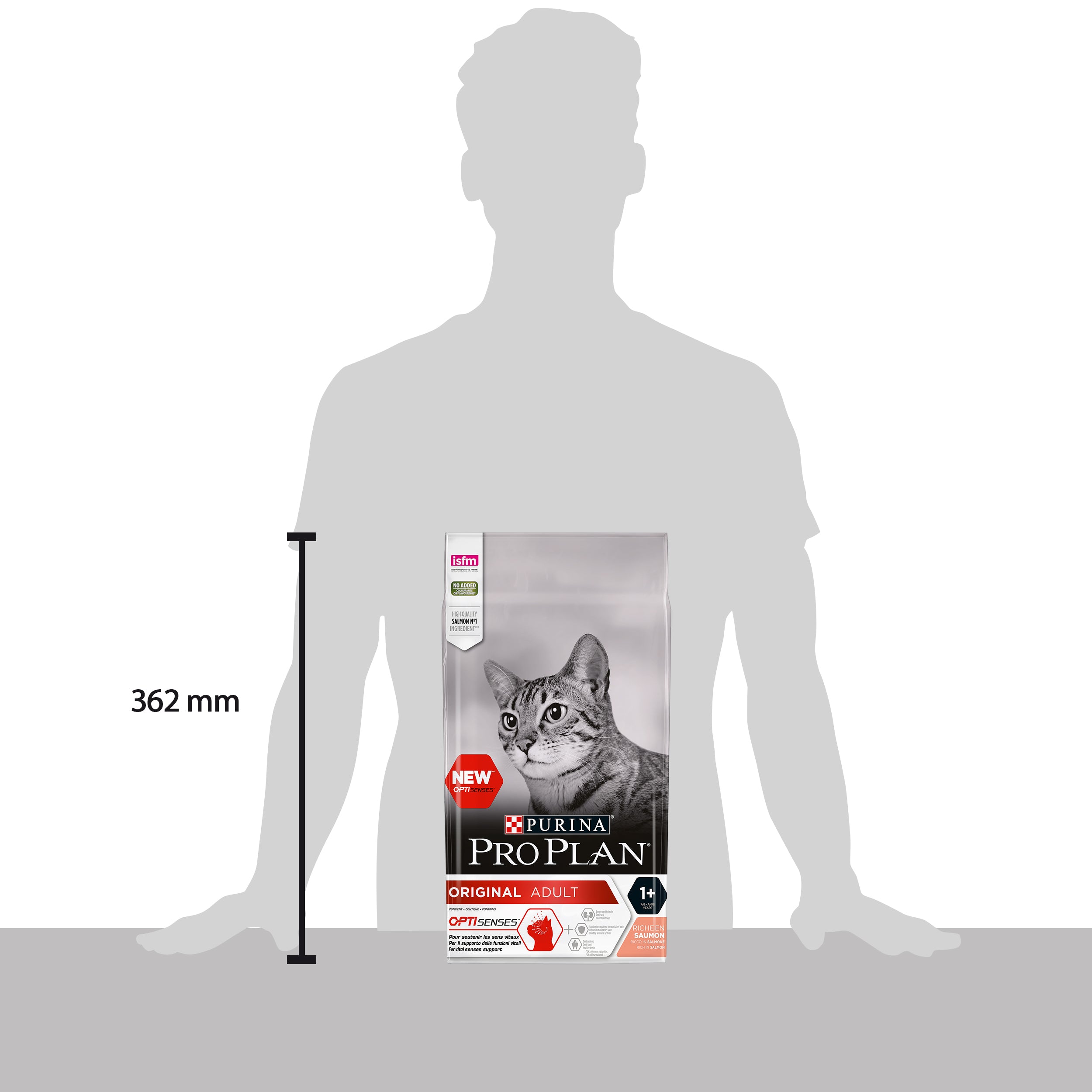 PURINA Pro Plan Original Adult Cat OPTISENSES Salmon 1.5 KG