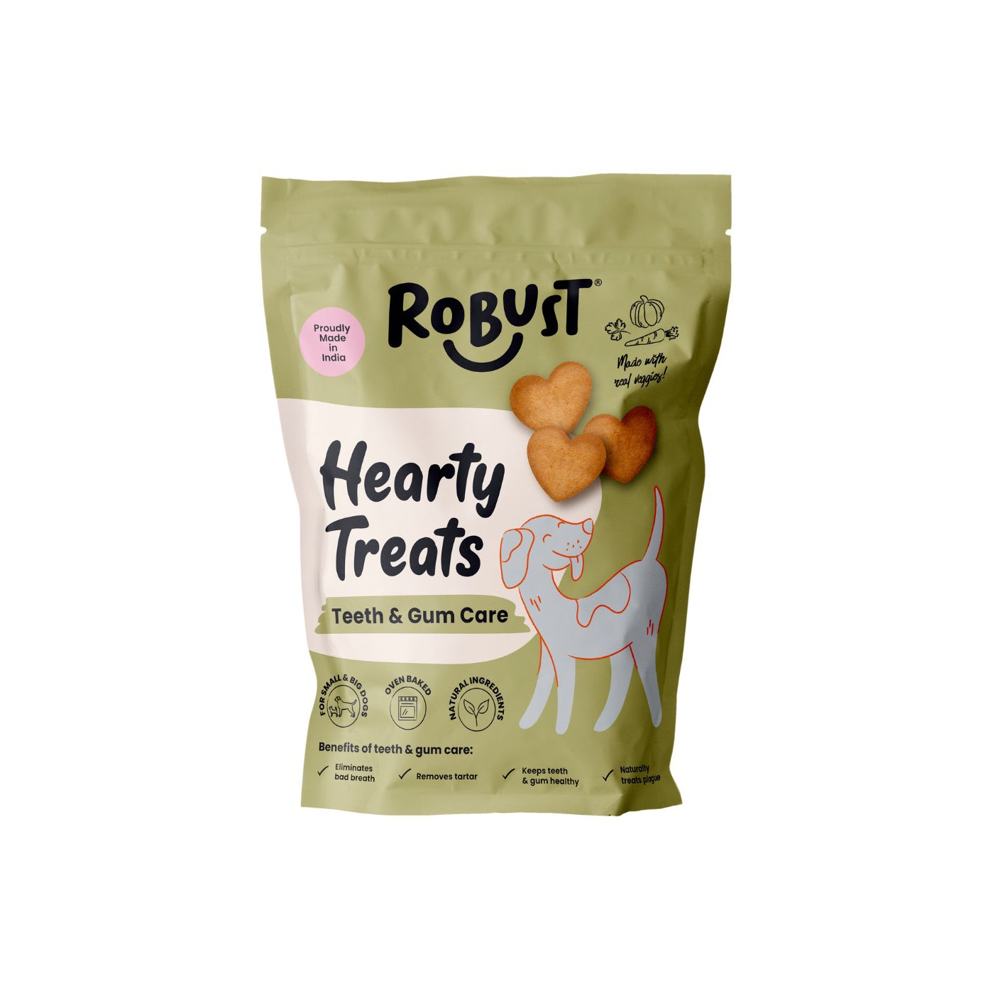 Robust Hearty Treats for Teeth & Gum care 500g