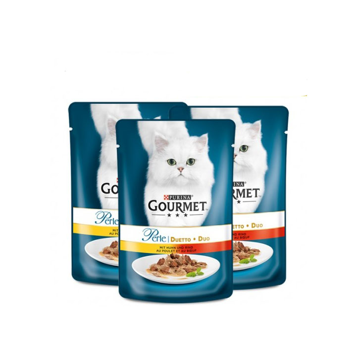 Gourmet Perle with Chicken & Beef 85g