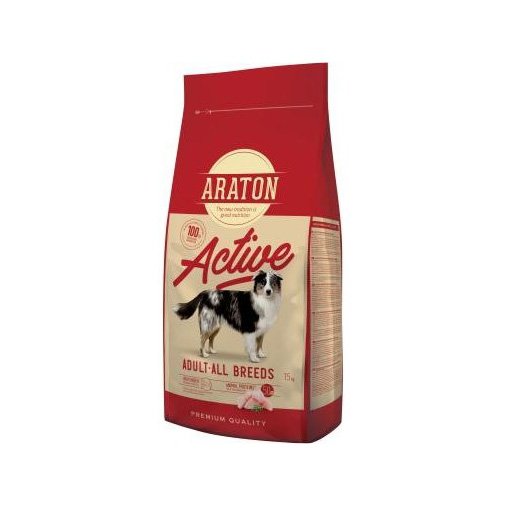 Araton Adult Active Dog Dry Food - All Breeds 15 kg