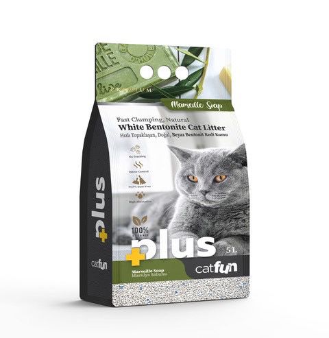 Catfun Plus White Bentonite Clumping Cat Litter