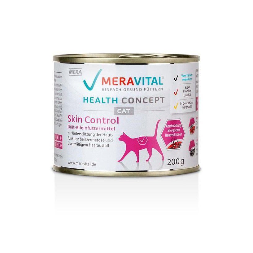 MERAVITAL Skin Control wet cat food 200g