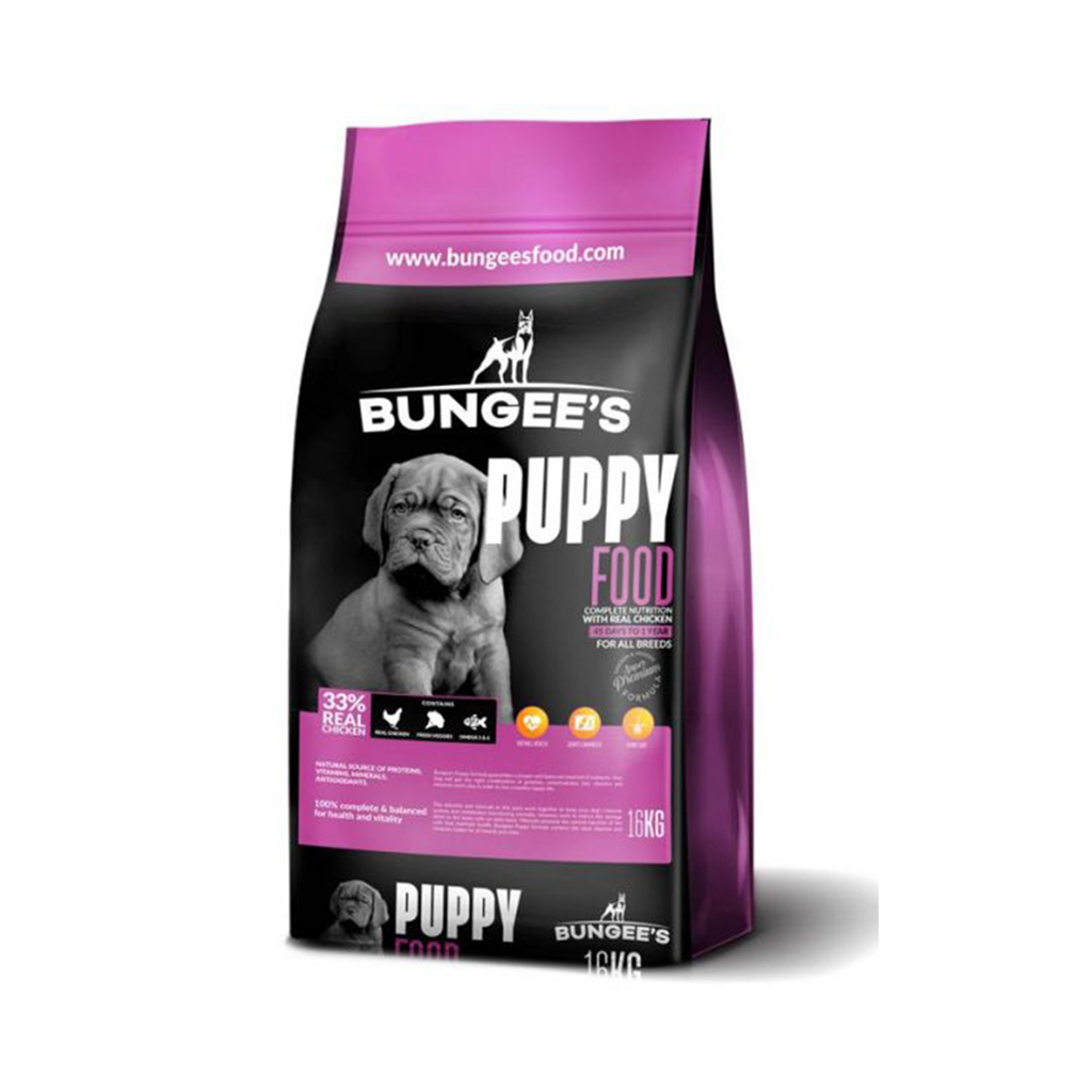 Bungee's Puppy Dog Dry Food 16KG