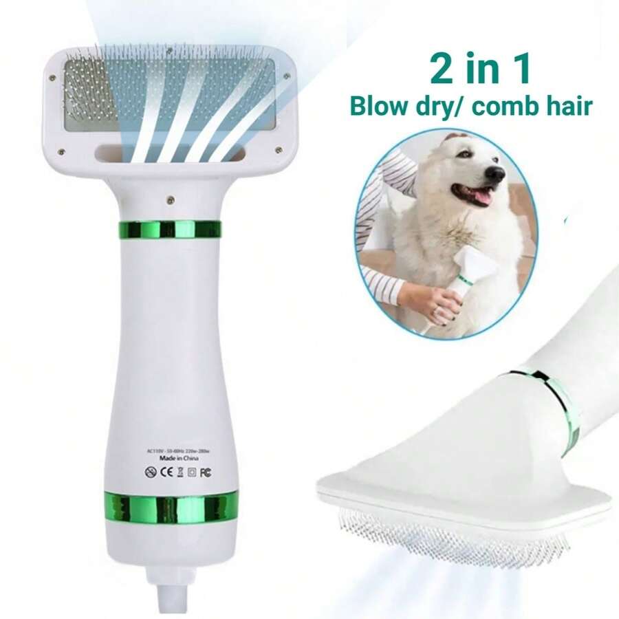 Auto clean pet grooming dryer 2-1