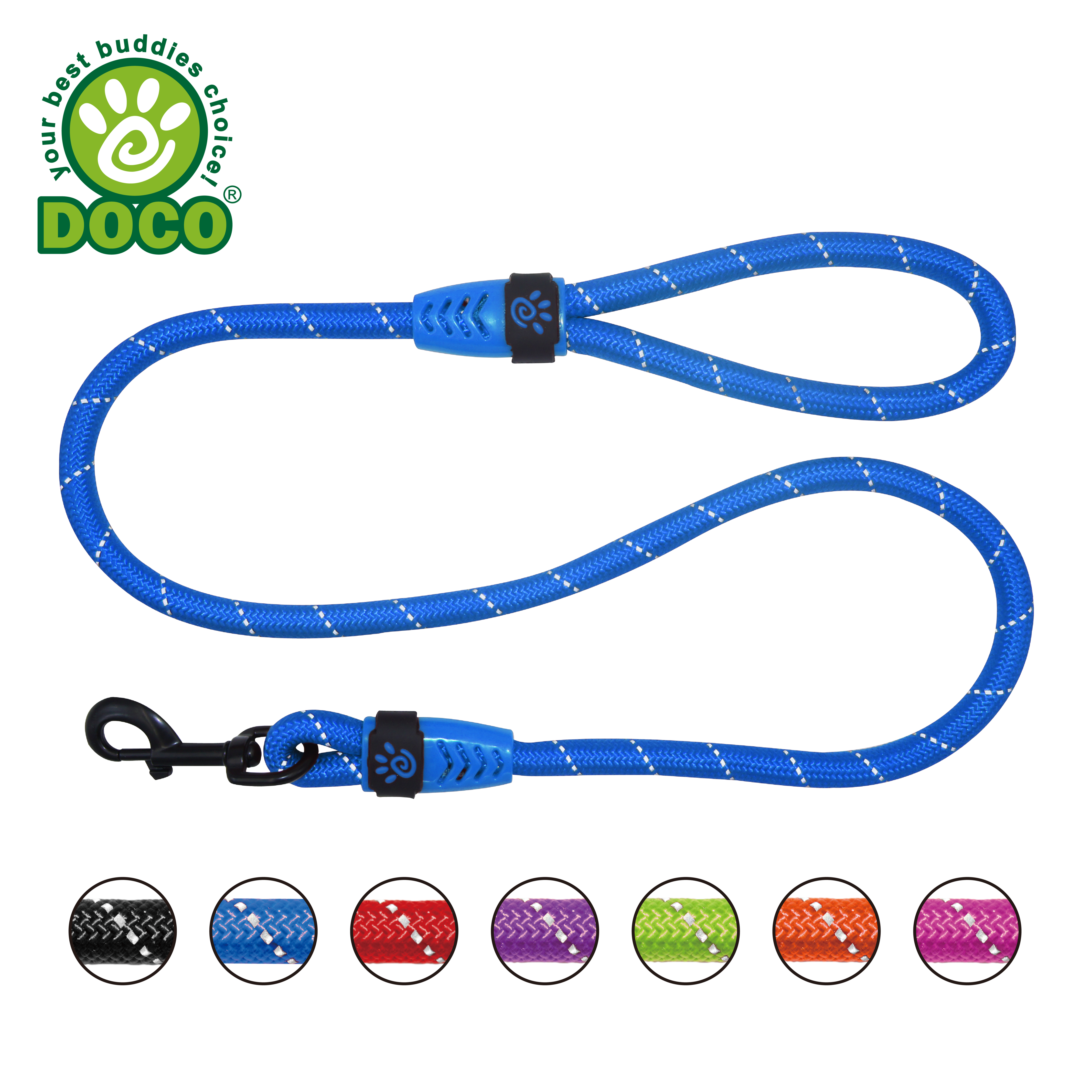 DOCO Reflective Rope Leash Large