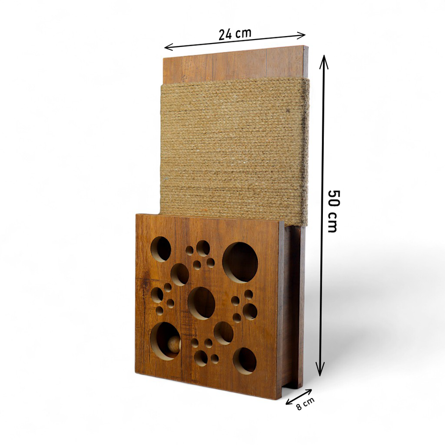 Petmoda Scratch and play board Cat balls hunt box scratcher with scratching wall