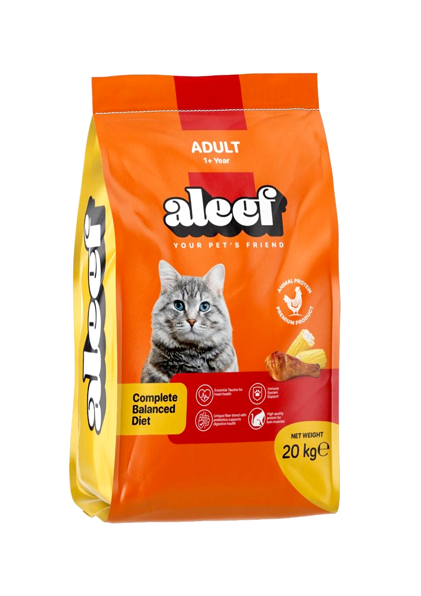 Aleef Dry Food For Cats 20 Kg