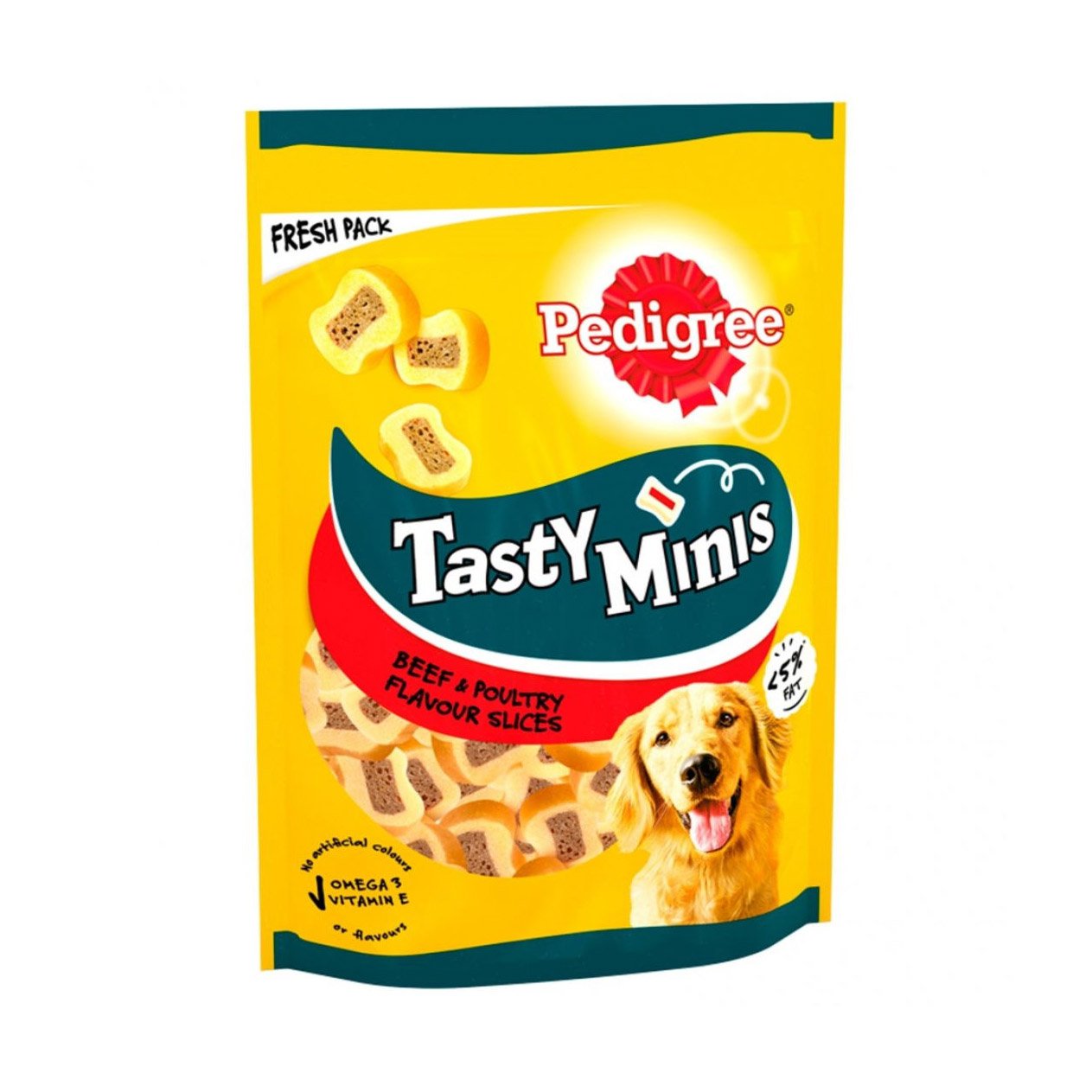 Pedigree Tasty Minis 155g Beef & Poultry flavour