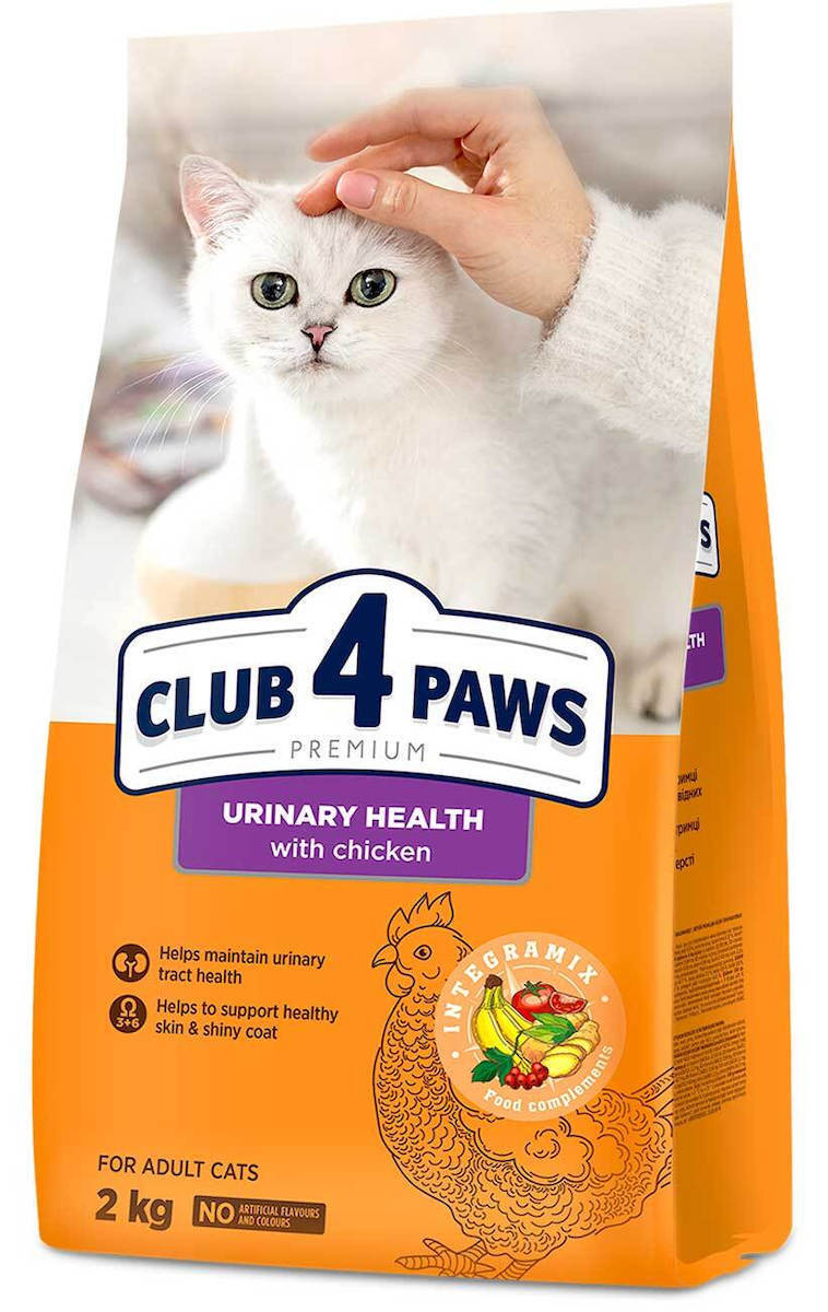 Club 4 Paws Urinary Health Cat Dry Food Chicken 2kg