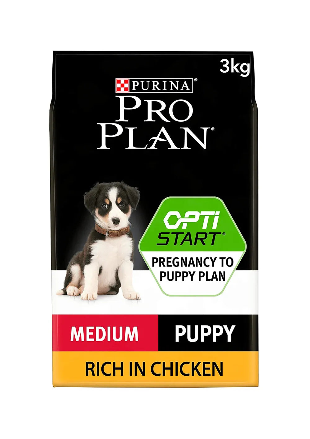 Purina Pro Plan Puppy Medium Dry Dog Food Chicken 3kg