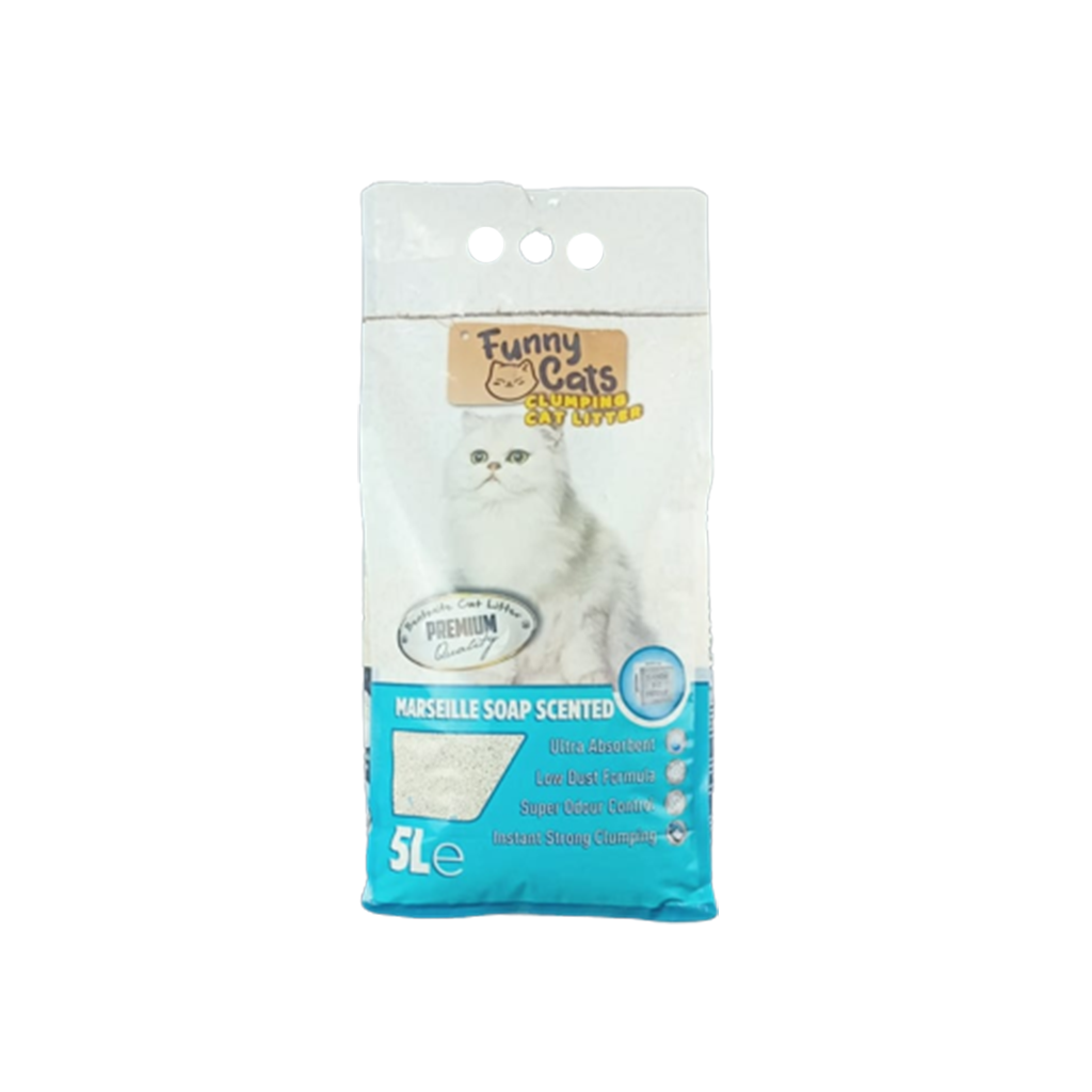 Funny cat Litter Marseille Soap 5L