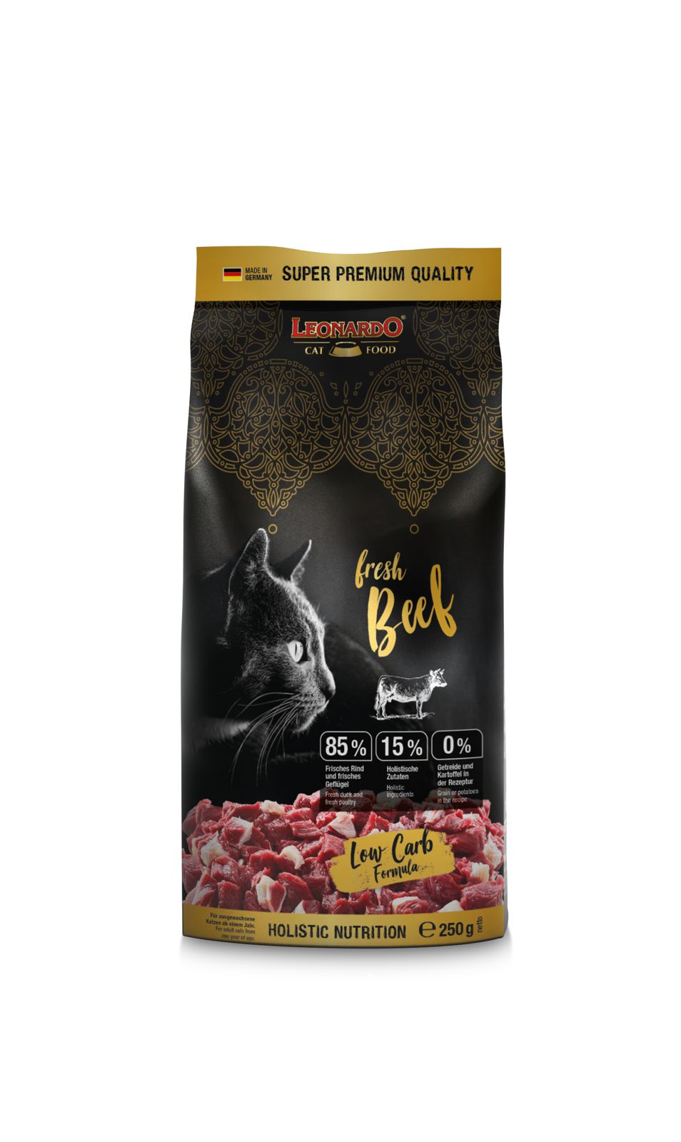 Leonardo Fresh Beef Cat Dry Food 250g - 1.5kg - 4kg