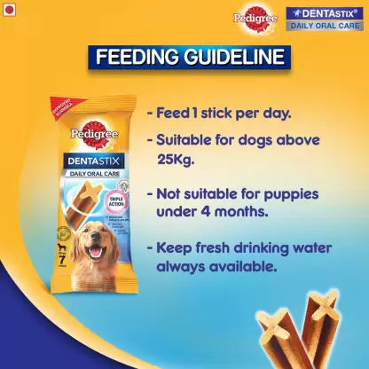 Pedigree Dentastix - Daily Oral Care - 7 Sticks - Large 25+kg