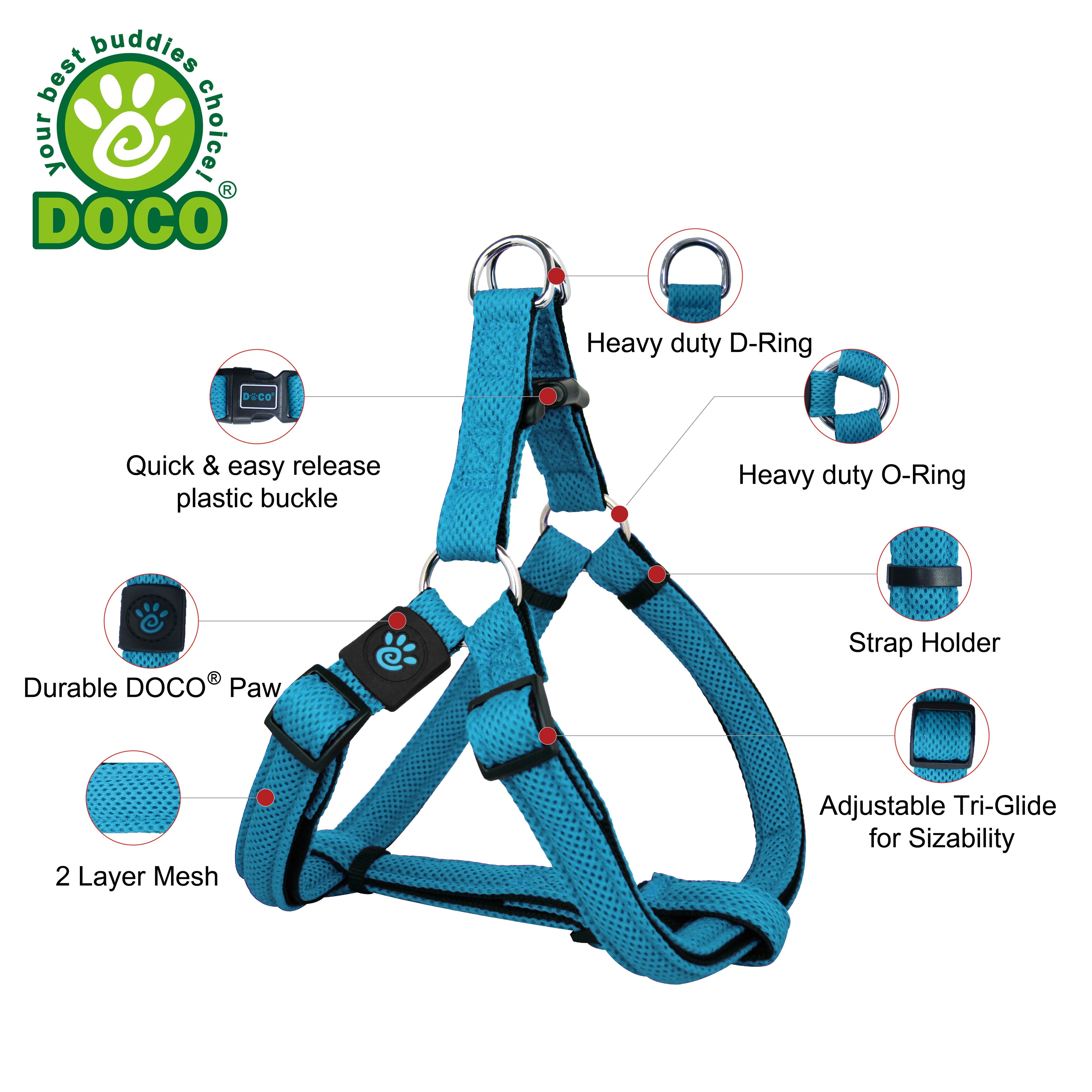 DOCO Puffy Air Step In Harness Large