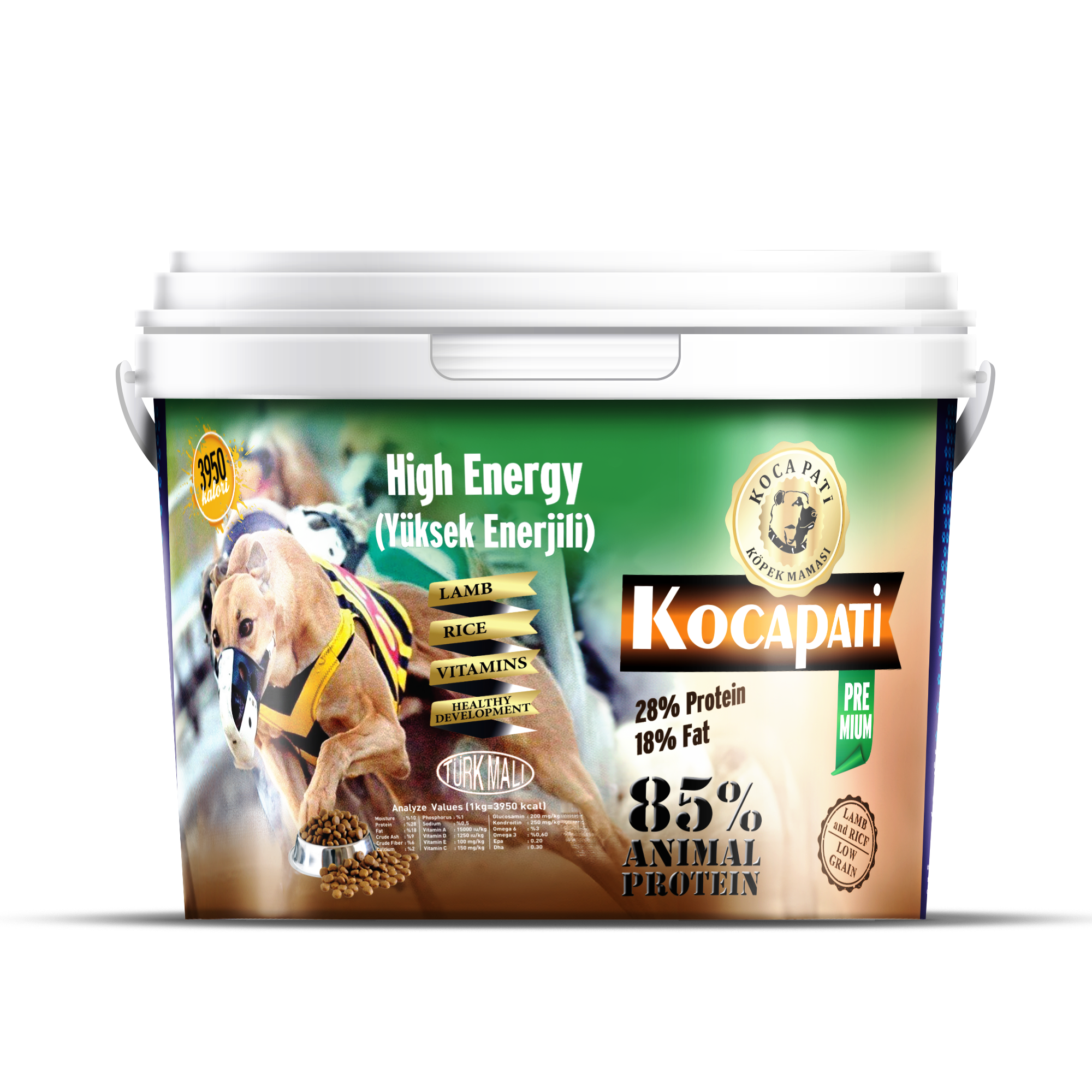 Kocapati: Super Premium Dry Food For Performance High Energy Dogs - Lamb