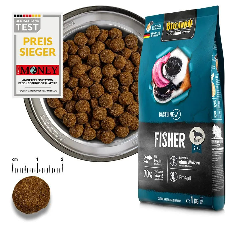 Belcando Baseline Fisher Dog Dry Food 1kg - 12.5kg