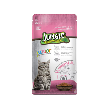 Jungle kitten chicken cat dry food 1.5KG