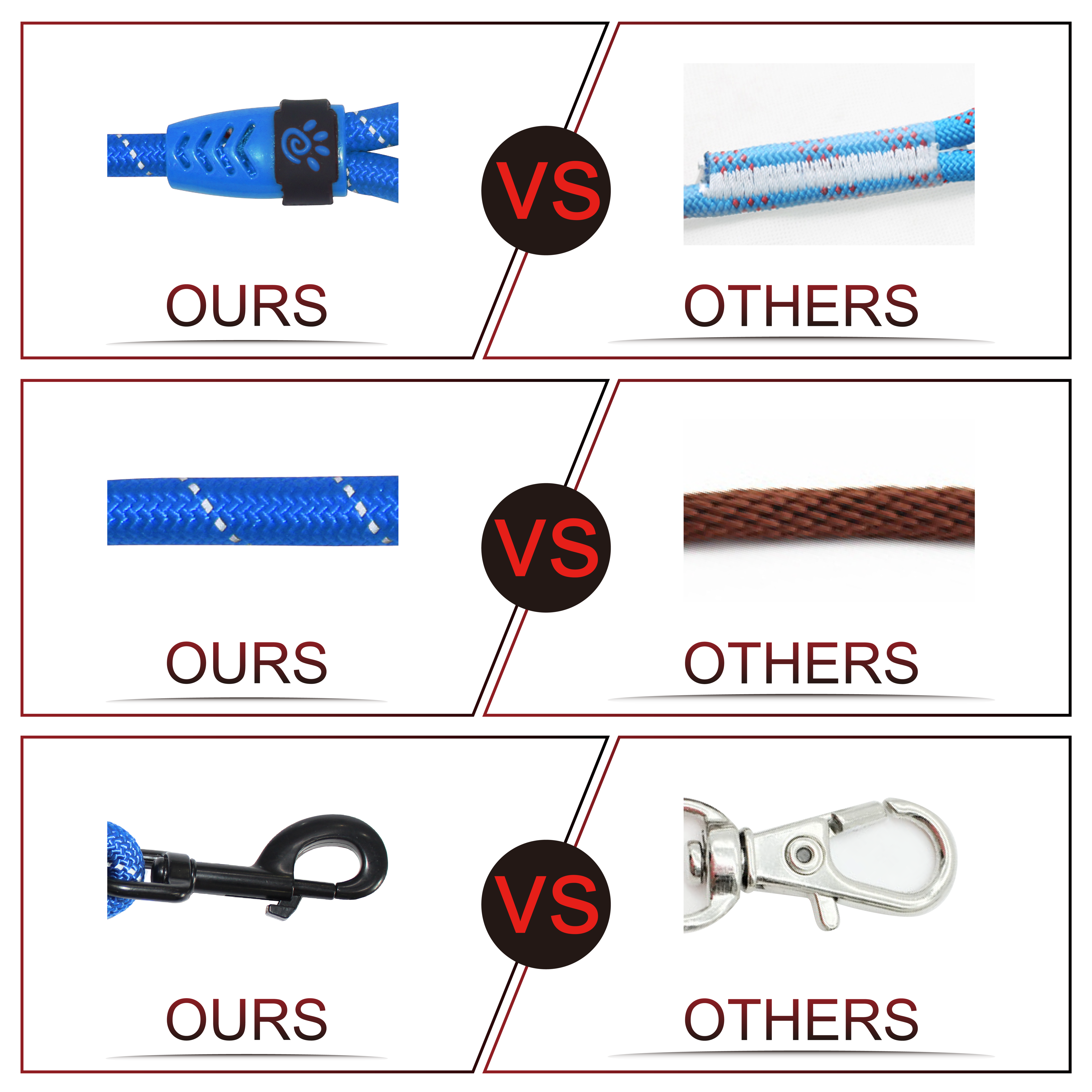 DOCO Reflective Rope Leash Large