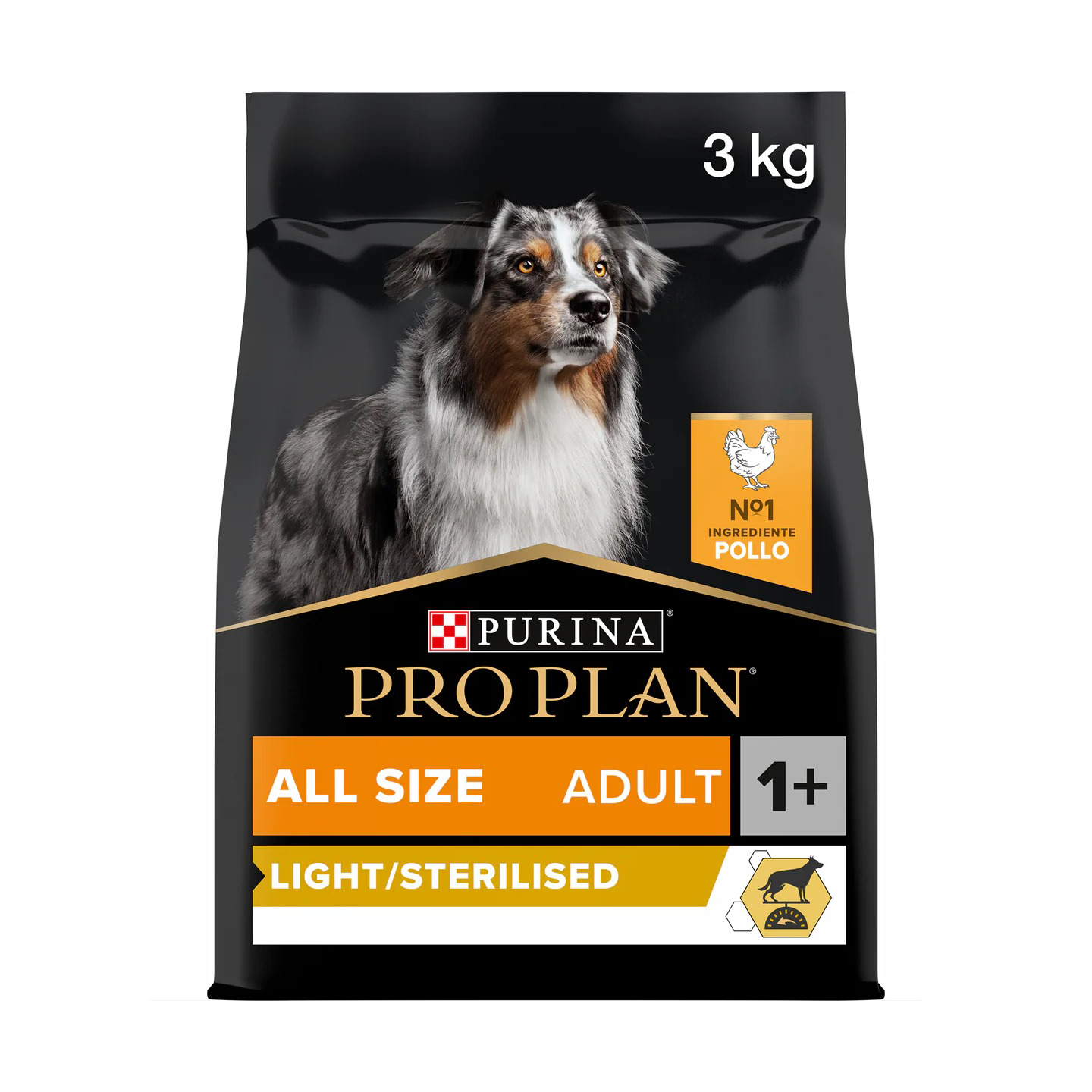 PURINA® Pro Plan® All Sizes Adult Light Sterilised OPTIWEIGHT® Chicken - 3 KG