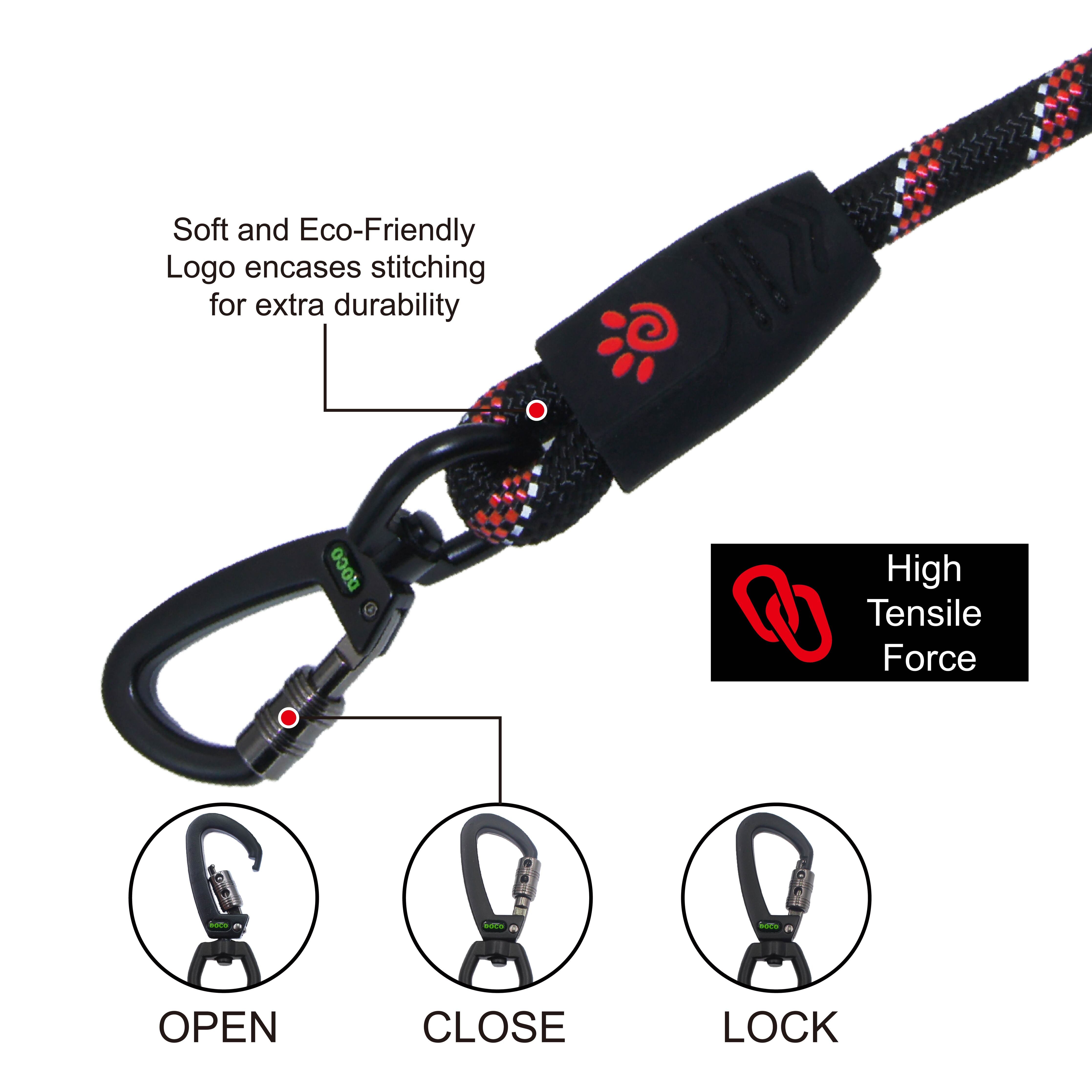 DOCO Reflective Rope Leash Large