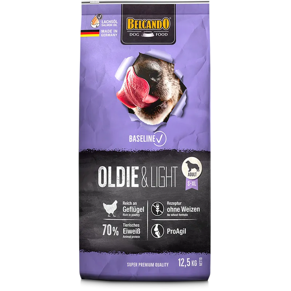 Belcando Baseline Oldie&Light Dog Dry Food 1kg - 12.5kg