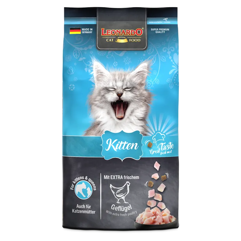 LEONARDO Cat Food Kitten With Chicken 1.8kg