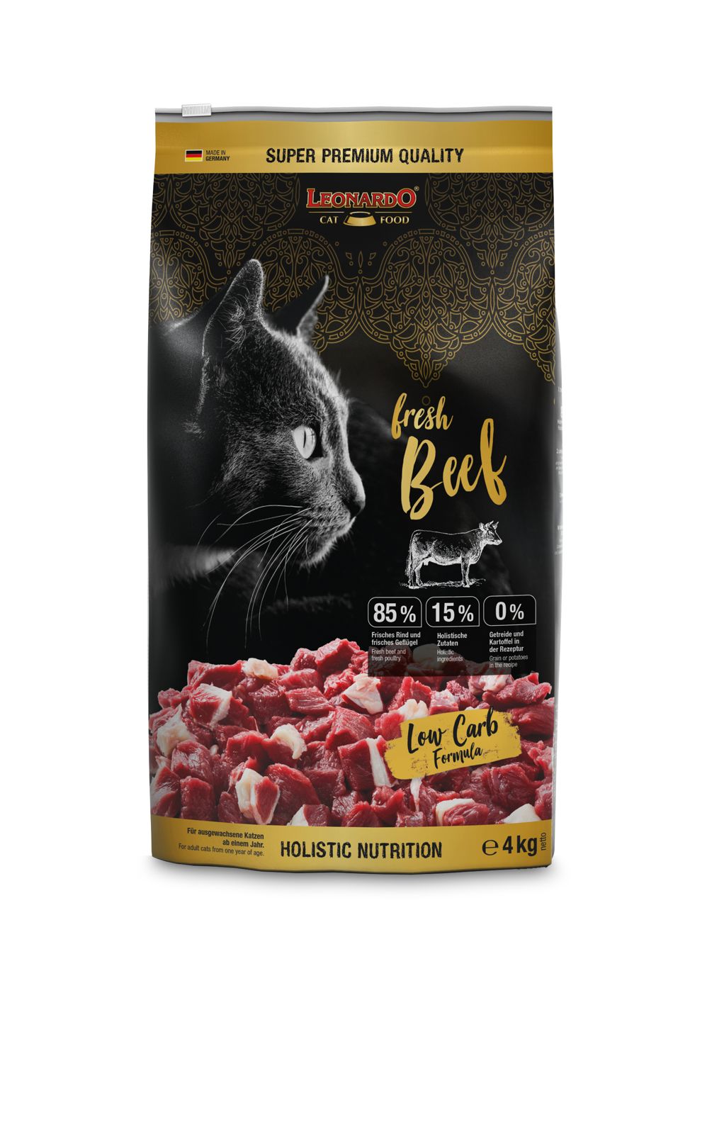 Leonardo Fresh Beef Cat Dry Food 250g - 1.5kg - 4kg