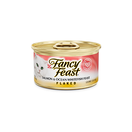 Purina Fancy Feast 85 gm (salmon&ocean whitefish flaked)