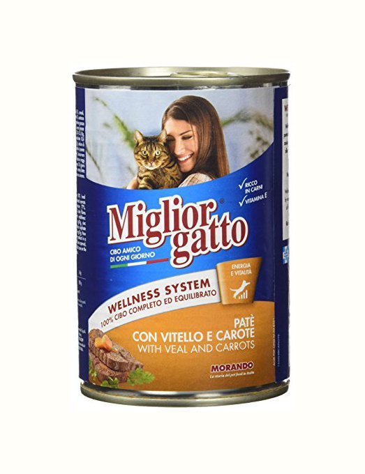 Miglior cat pate veal and carrots 400g