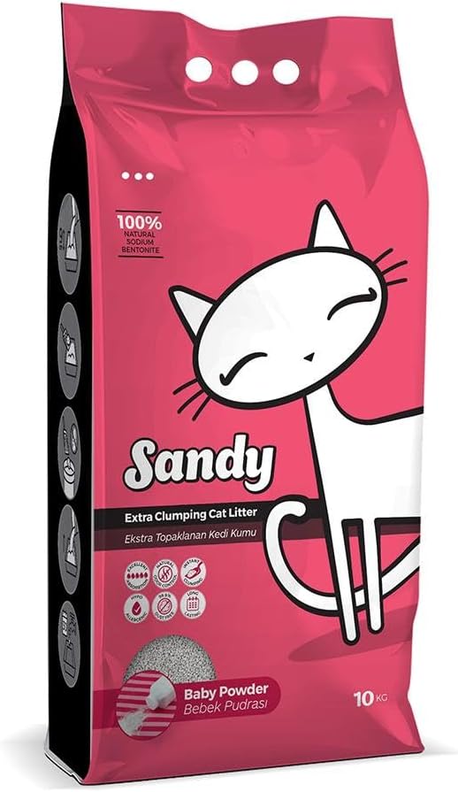 Sandy Cat Litter - Baby Powder 10 KG