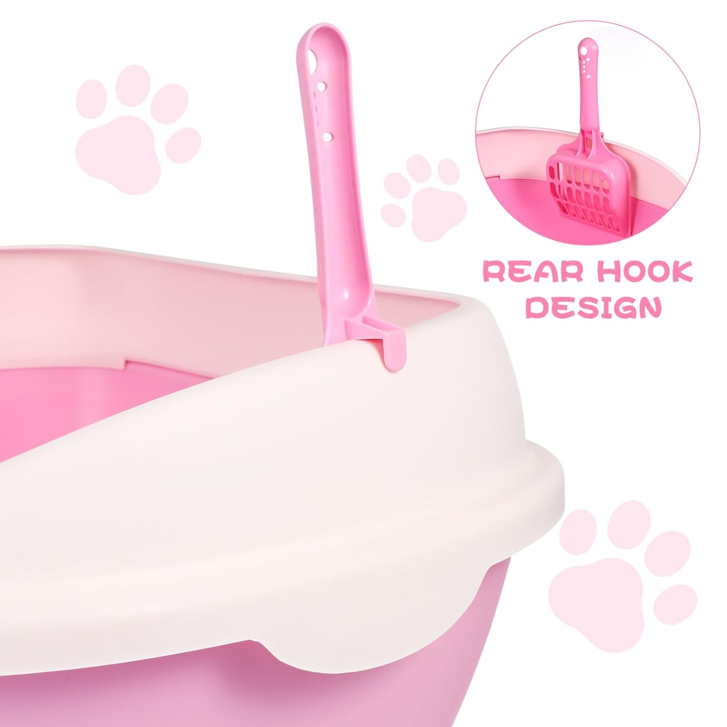 Naomi Cat litter Box with shovel