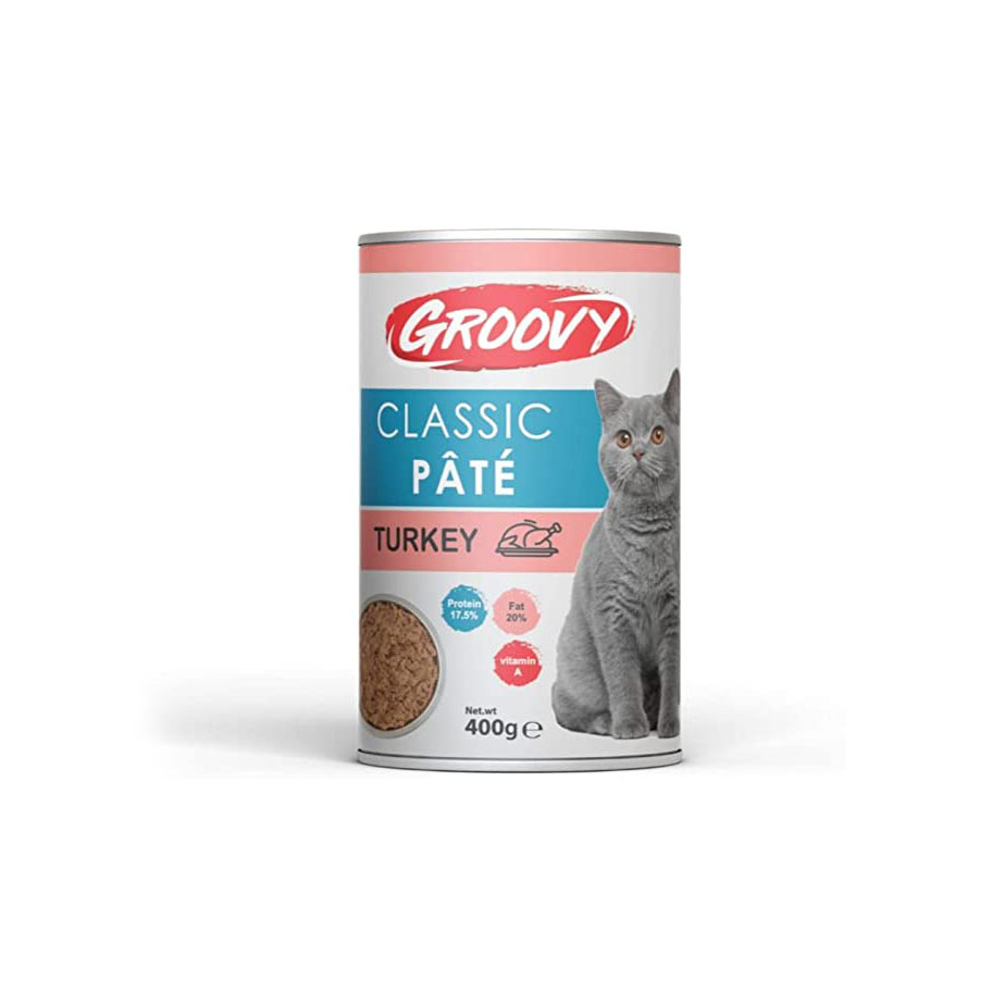 Groovy classic cat pate turkey 400g