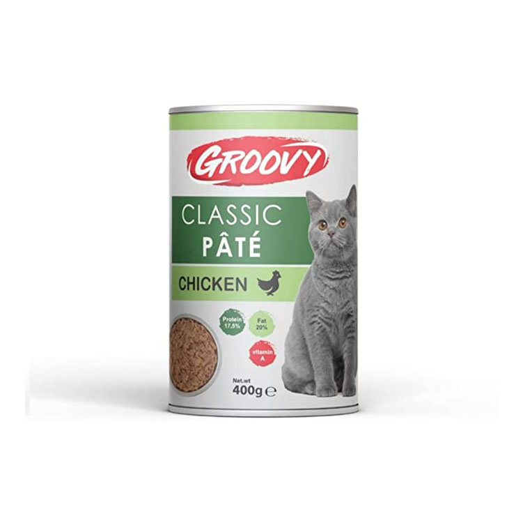 Groovy classic cat pate chicken 400g