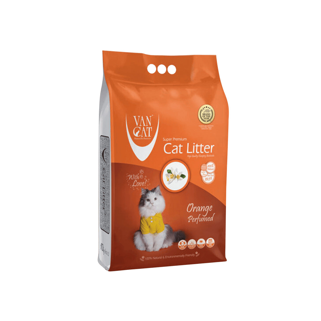 Van Cat 10 kg Orange Clumping Cat litter