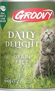 Groovy Daily Delight Grain Free Wet Cat Food 400 g