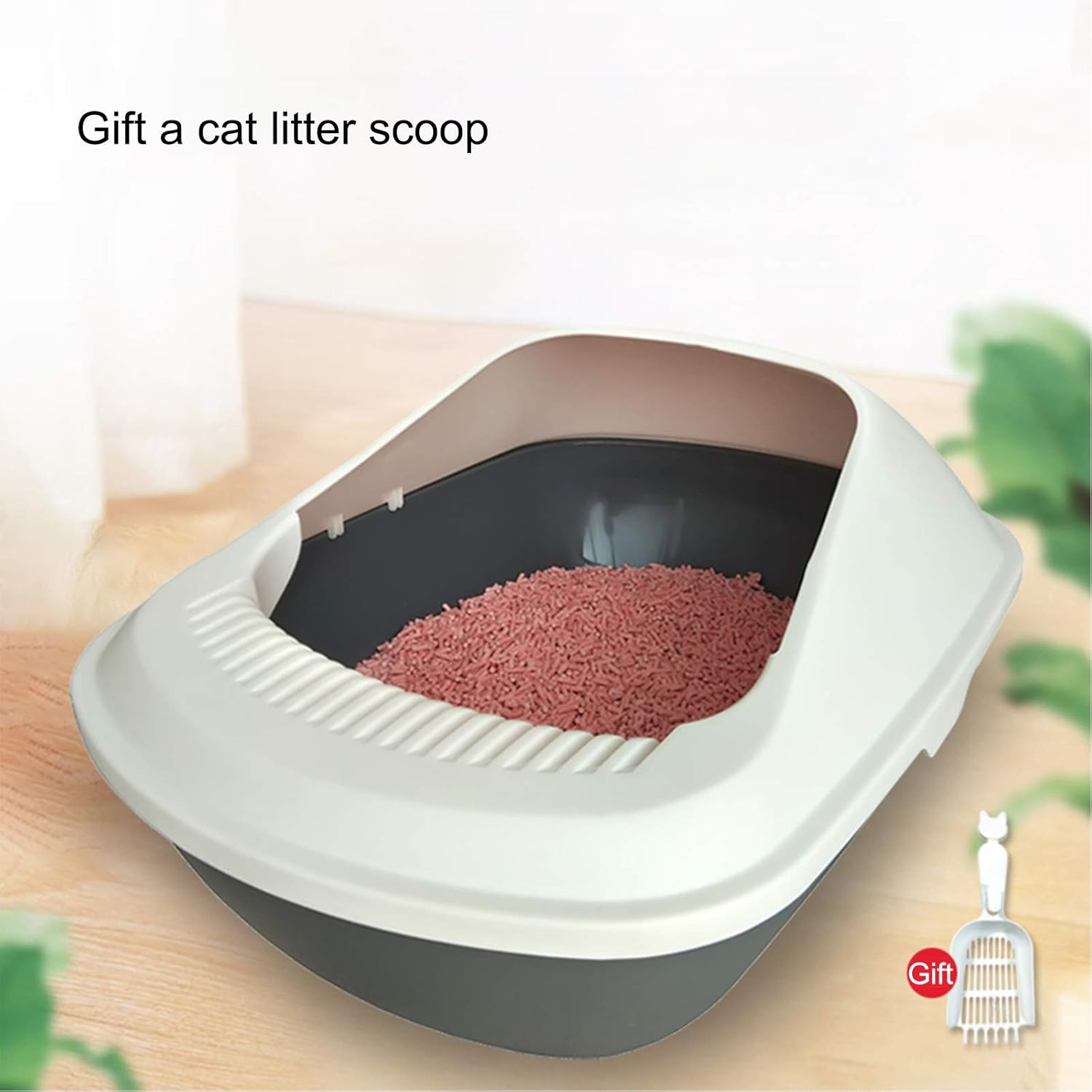 Naomi Yacht Cat litter Box with shovel