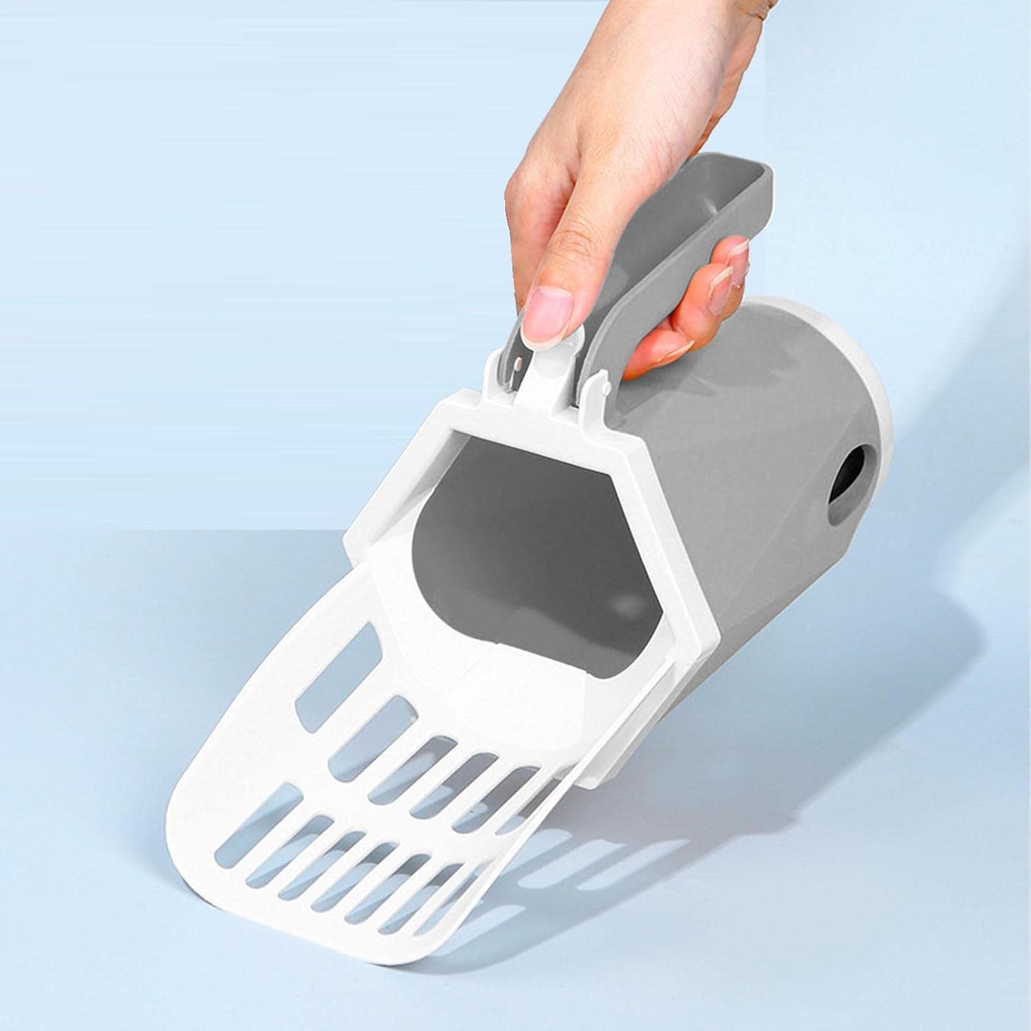 Naomi Cat litter Scoop with garbage can