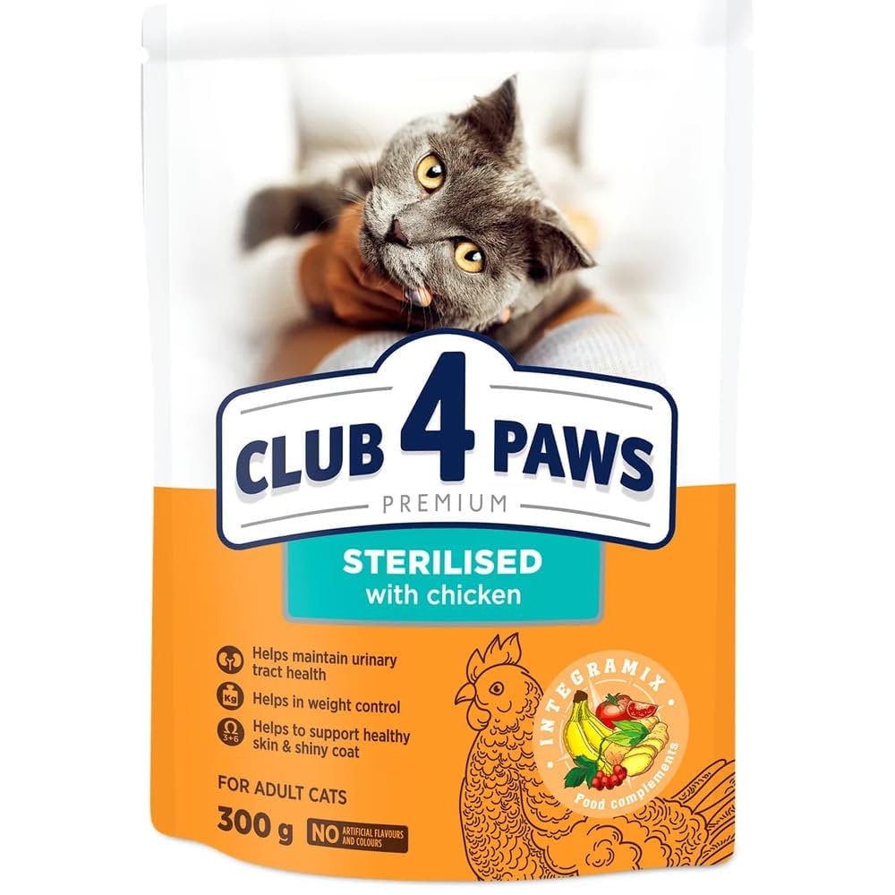 Club 4 Paws Sterilised Cat Dry Food Chicken