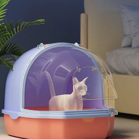 Naomi Helmet Cat litter Box Material Plastic