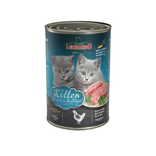 Leonardo Cat Cans Kitten 400g