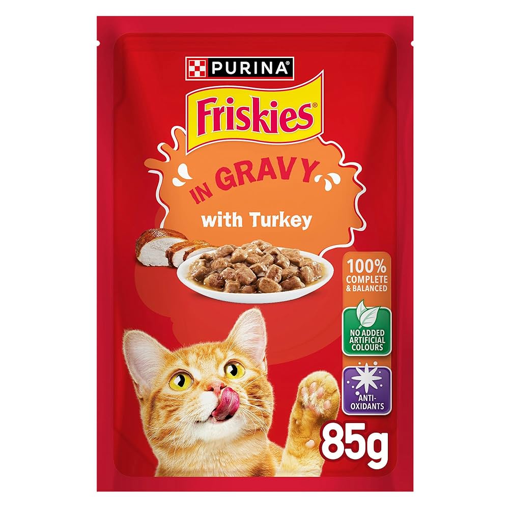 Friskies Turky Chunks in Gravy Pouch 85g